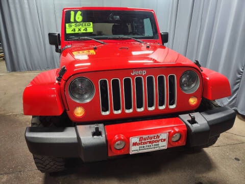 2016 Jeep Wrangler Unlimited Sahara