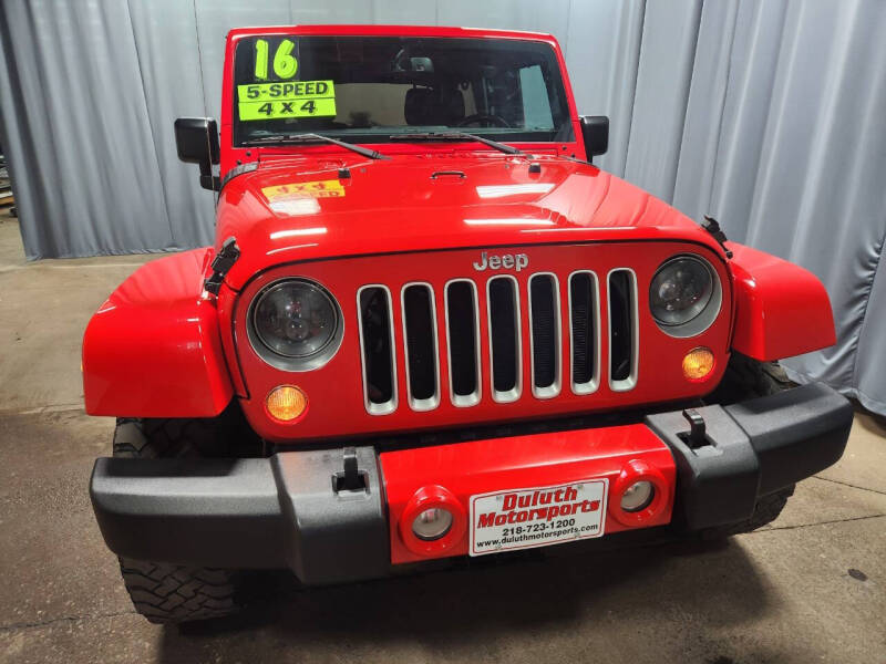 2016 Jeep Wrangler Unlimited Sahara