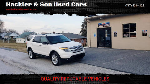 2015 Ford Explorer for sale at Hackler & Son Used Cars in Red Lion PA