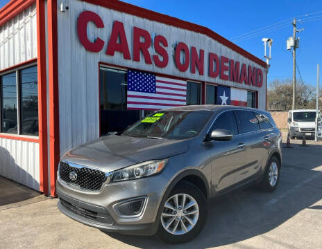 2016 Kia Sorento for sale at Cars On Demand 3 in Pasadena TX