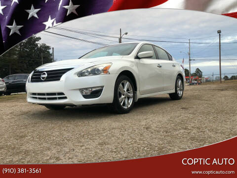 2013 Nissan Altima for sale at Coptic Auto in Wilson NC