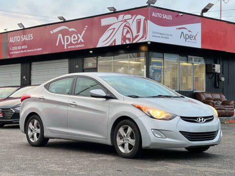 2012 Hyundai Elantra for sale at Apex Motors Lakewood LLC in Lakewood WA