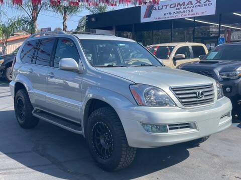 2003 Lexus GX 470 for sale at Automaxx Of San Diego in Spring Valley CA