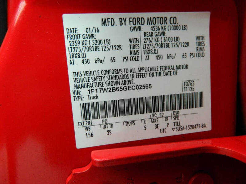 2016 Ford F-250 Super Duty