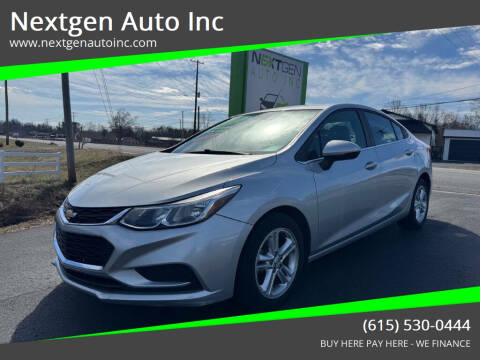 2017 Chevrolet Cruze for sale at Nextgen Auto Inc in Smithville TN