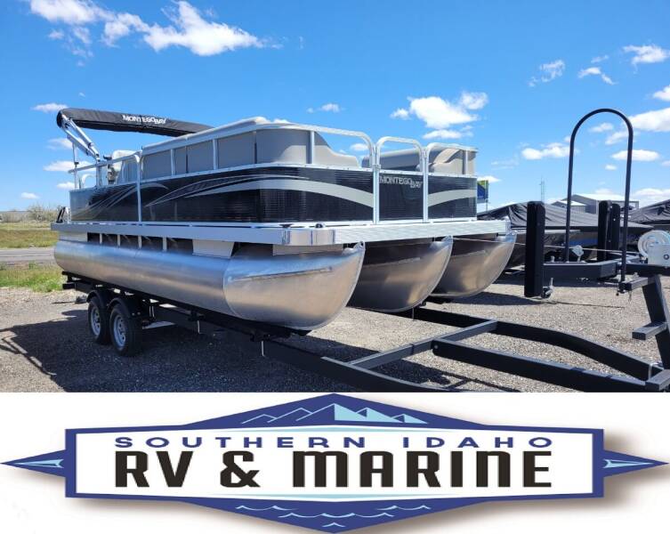 2022 MONTEGO BAY C8520 TRI-TOON for sale at SOUTHERN IDAHO RV AND MARINE - New Boats in Jerome ID