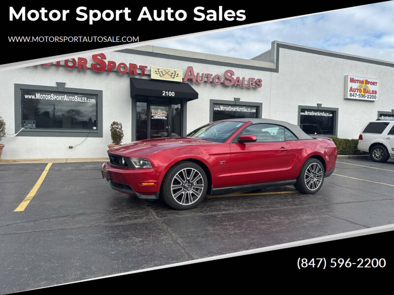 2010 Ford Mustang for sale at Motor Sport Auto Sales in Waukegan IL