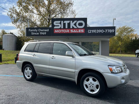 2006 Toyota Highlander for sale at SITKO MOTOR SALES INC in Cedar Lake IN