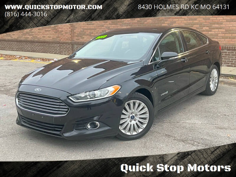 2016 Ford Fusion Hybrid for sale at Quick Stop Motors in Kansas City MO