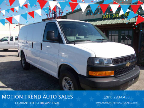 2022 Chevrolet Express for sale at MOTION TREND AUTO SALES in Tomball TX