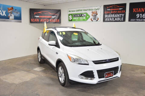 2013 Ford Escape for sale at Kian Auto Sales in Sacramento CA