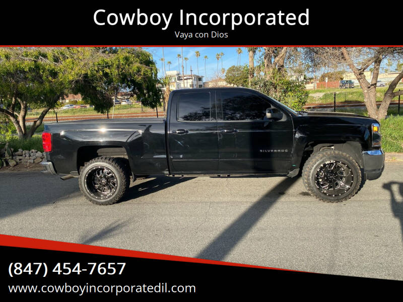 2019 Chevrolet Silverado 1500 LD for sale at Cowboy Incorporated in Waukegan IL