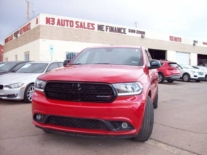 2018 Dodge Durango for sale at M 3 AUTO SALES in El Paso TX