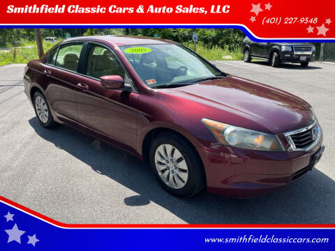 2009 Honda Accord for sale at Smithfield Classic Cars & Auto Sales, LLC in Smithfield RI