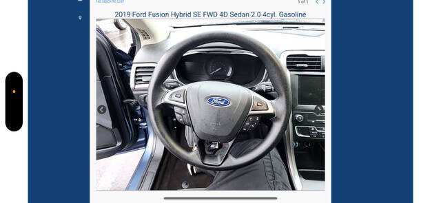 2019 Ford Fusion Hybrid SE photo 9