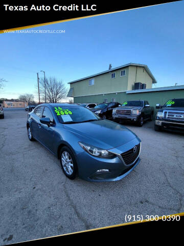 2016 Mazda MAZDA3 for sale at Texas Auto Credit LLC in El Paso TX