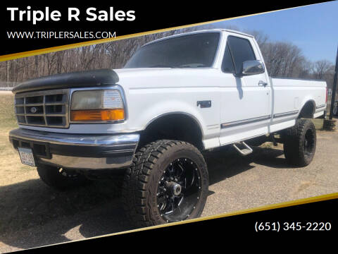 1993 Ford F-250 for sale at Triple R Sales in Lake City MN