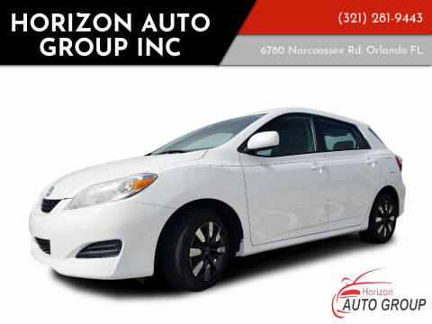 2010 Toyota Matrix for sale at HORIZON AUTO GROUP INC in Orlando FL