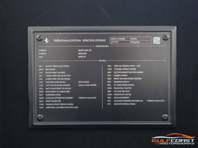 2022 Ferrari F8 Spider