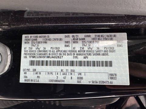 2021 Ford Escape SEL