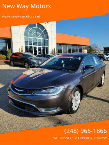 2015 Chrysler 200 for sale at New Way Motors in Ferndale MI