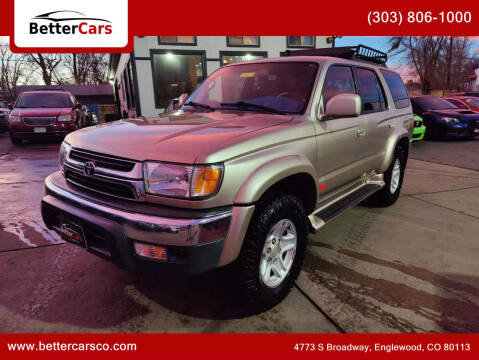 2001 Toyota 4Runner for sale at Better Cars in Englewood CO