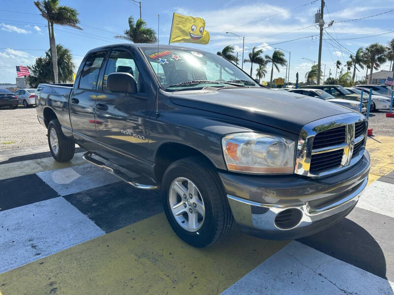 Used 2006 Dodge Ram 1500 Pickup SLT with VIN 1D7HA18N06J173631 for sale in Melbourne, FL