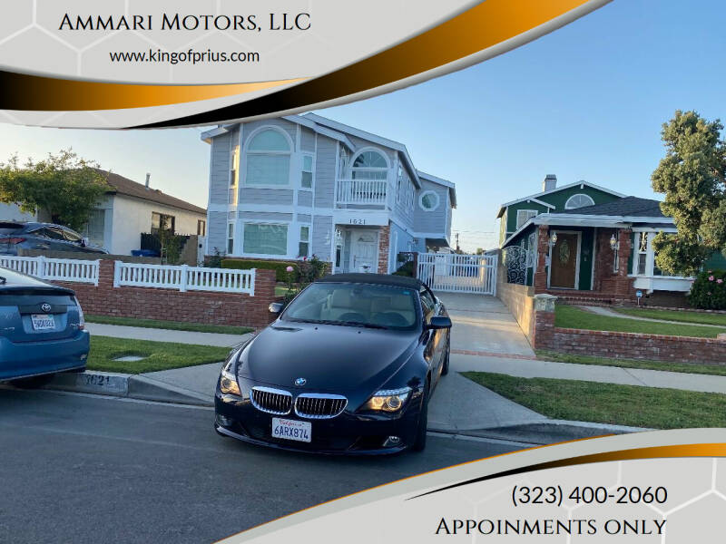 2008 BMW 6 Series for sale at Ammari Motors, LLC in Torrance CA
