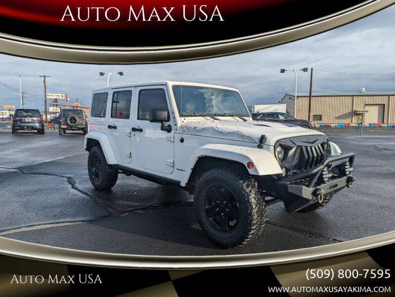 2015 Jeep Wrangler Unlimited for sale at Auto Max USA in Yakima WA