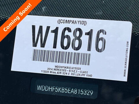 2014 Mercedes-Benz E-Class
