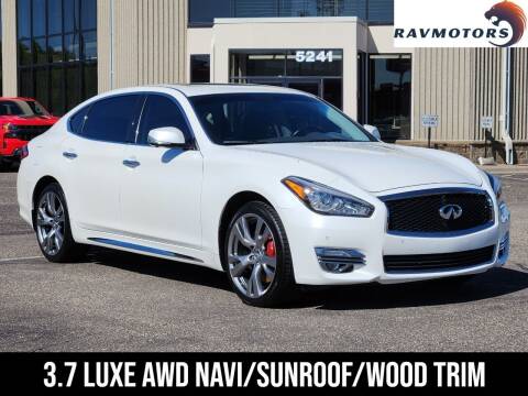 2019 Infiniti Q70L for sale at RAVMOTORS - CRYSTAL in Crystal MN