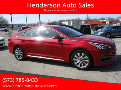 2017 Hyundai Sonata for sale at Henderson Auto Sales in Poplar Bluff MO