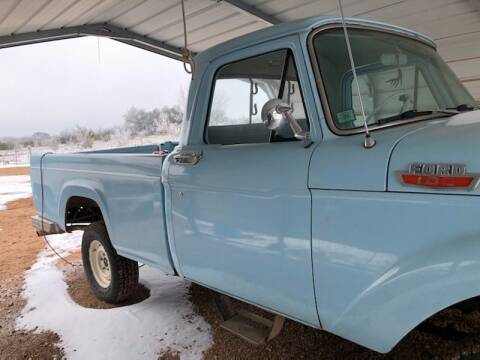 1964 Ford F-100 for sale at CLASSIC MOTOR SPORTS in Winters TX