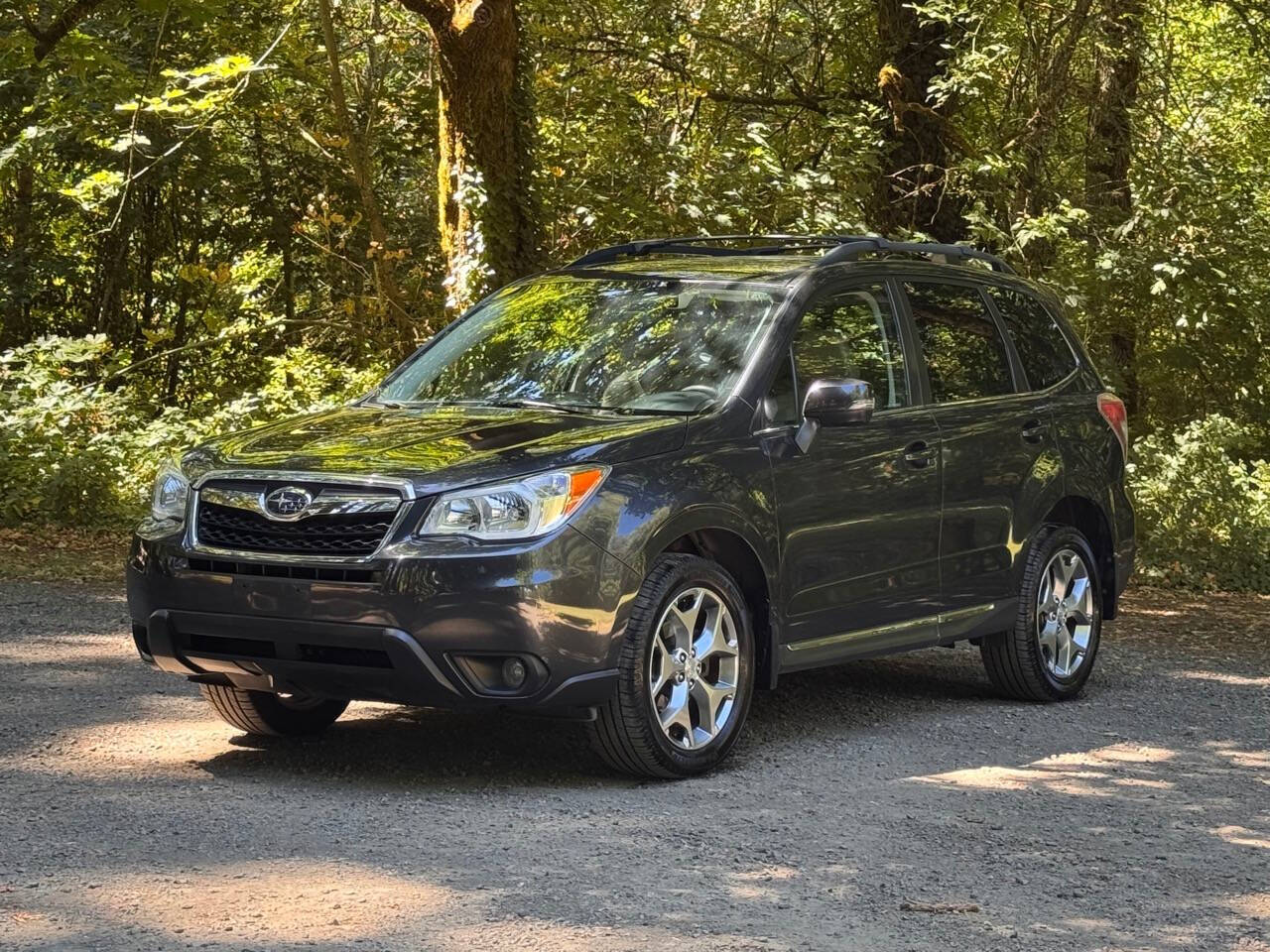Black (Charcoal) 2016 Subaru Forester SUV / Crossover All-Wheel Drive Continuously Variable Transmission