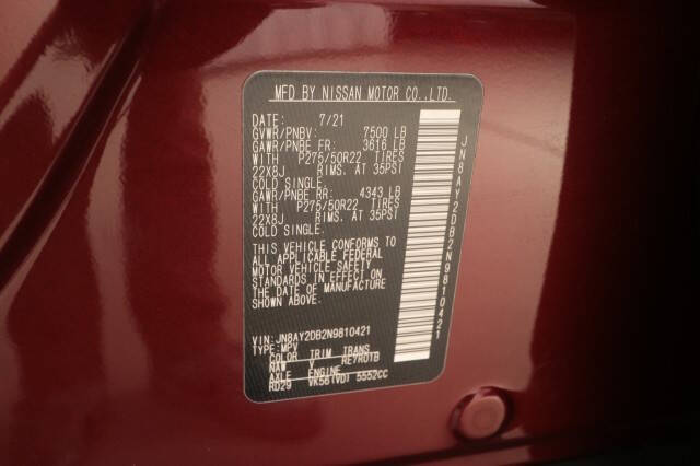 2022 Nissan Armada Platinum