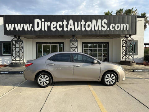 2015 Toyota Corolla for sale at Direct Auto in D'Iberville MS
