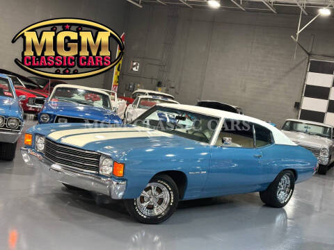 1972 Chevrolet Chevelle for sale at MGM CLASSIC CARS in Addison IL