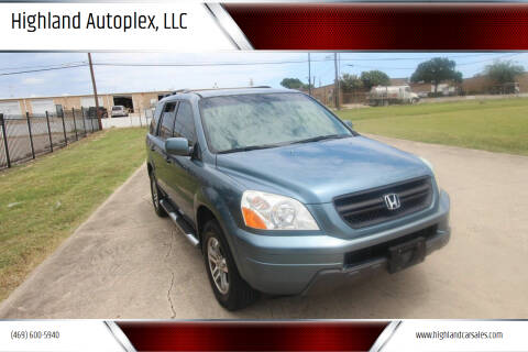 2005 Honda Pilot for sale at Highland Autoplex, LLC in Dallas TX