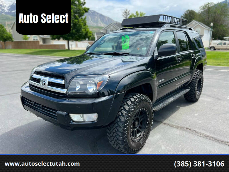 2005 Toyota 4Runner for sale at Auto Select in Orem UT