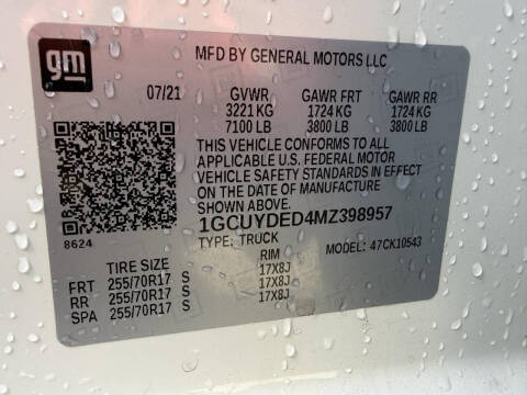 2021 Chevrolet Silverado 1500