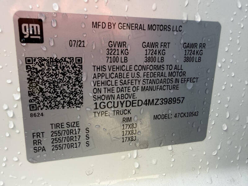 2021 Chevrolet Silverado 1500