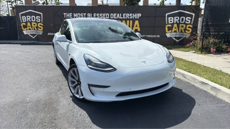 White 2019 Tesla Model 3 Standard Range Standard Range 4dr Fastback 1