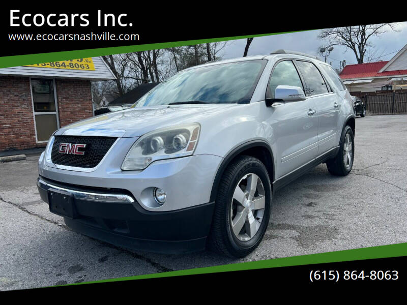 2011 GMC Acadia for sale at Ecocars Inc. in Nashville TN