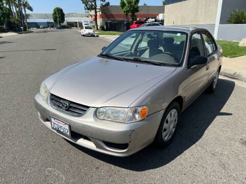2001 Toyota Corolla for sale at ZRV AUTO INC in Brea CA