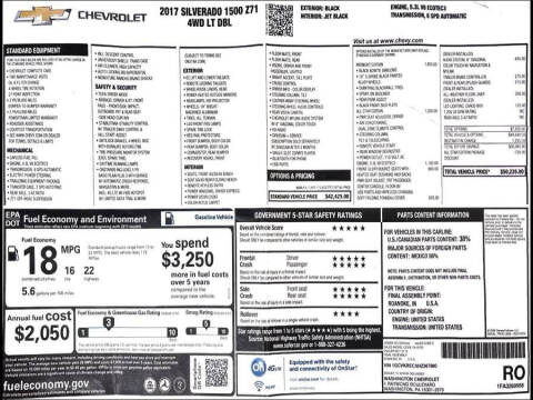 2017 Chevrolet Silverado 1500 LT Z71