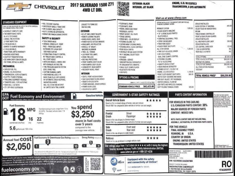 2017 Chevrolet Silverado 1500 LT Z71