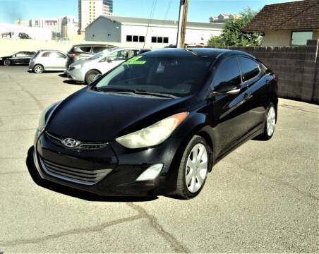 2013 Hyundai Elantra for sale at DESERT AUTO TRADER in Las Vegas NV