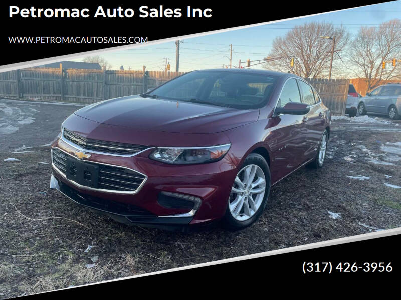 2016 Chevrolet Malibu for sale at Petromac Auto Sales Inc in Indianapolis IN