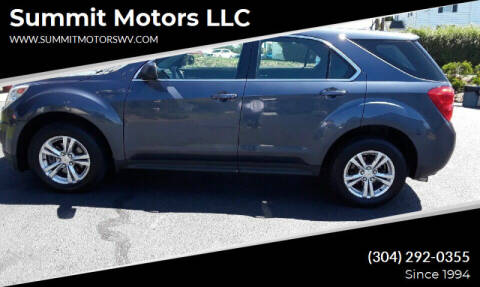 2014 Chevrolet Equinox for sale at Summit Motors LLC in Morgantown WV