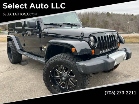 2012 Jeep Wrangler Unlimited for sale at Select Auto LLC in Ellijay GA